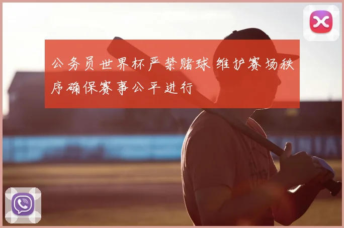 公务员世界杯严禁赌球 维护赛场秩序确保赛事公平进行